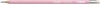 Grafitceruza radírral, HB, hatszögletű, STABILO "Swano Pastel", pink