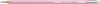 Grafitceruza radírral, HB, hatszögletű, STABILO "Swano Pastel", pink