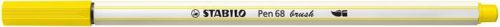 Ecsetirón, STABILO 'Pen 68 brush', citromsárga