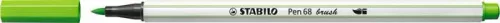 Ecsetirón, STABILO 'Pen 68 brush', fűzöld