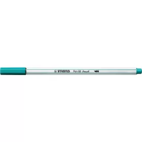 Ecsetirón, STABILO 'Pen 68 brush', türkizkék