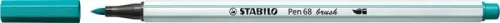 Ecsetirón, STABILO 'Pen 68 brush', türkizkék