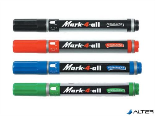 Alkoholos marker, 1,5-2,5 mm, kúpos, STABILO "Mark-4-all", zöld