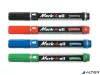 Alkoholos marker, 1,5-2,5 mm, kúpos, STABILO "Mark-4-all", kék