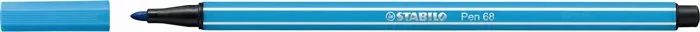 Filctoll, 1 mm, STABILO "Pen 68", neon kék