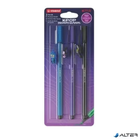   Filctoll készlet, 1 mm, STABILO "Pen 68" "K-Pop démonvadászok", Saja Boys