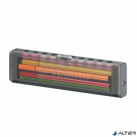 Filctoll készlet, 1 mm, STABILO "Pen 68", 10 db-os asztali készlet