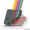 Filctoll készlet, 1 mm, STABILO "Pen 68", 10 db-os asztali készlet