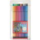 Rostirón készlet, 1 mm, STABILO "Pen 68", 20 különböző szín