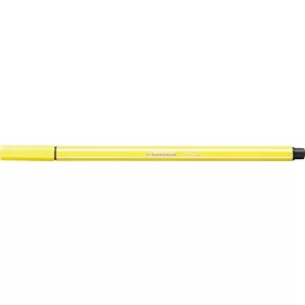 Filctoll, 1 mm, STABILO 'Pen 68', citromsárga