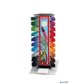  Filctoll display, 1 mm, STABILO "Pen 68", vegyes színek