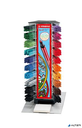 Rostirón display, 1 mm, STABILO 'Pen 68', vegyes színek