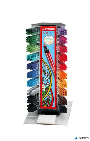 Rostirón display, 1 mm, STABILO "Pen 68", vegyes színek