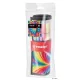 Filctoll, készlet, 1 mm, felcsavarható, STABILO 'Pen 68 ARTY', 25 különböző színű