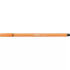   Filctoll, 1 mm, STABILO 'Pen 68', halvány narancssárga