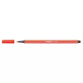 Filctoll, 1 mm, STABILO 'Pen 68', világos piros