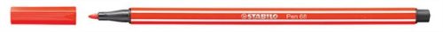Rostirón, 1 mm, STABILO 'Pen 68', világos piros
