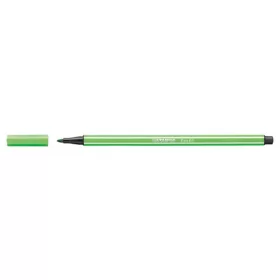 Filctoll, 1 mm, STABILO 'Pen 68', levél zöld