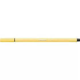 Filctoll, 1 mm, STABILO 'Pen 68', sárga