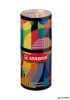Rostirón készlet, hengeres fém doboz, 1 mm, STABILO 'Pen 68 ARTY', 45 különböző szín