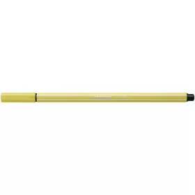 Filctoll, 1 mm, STABILO "Pen 68", mustár