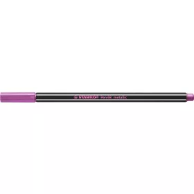   Filctoll, 1,4 mm, STABILO 'Pen 68 metallic', metál rózsaszín
