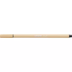 Filctoll, 1 mm, STABILO 'Pen 68', világosokker