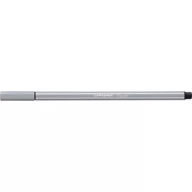 Filctoll, 1 mm, STABILO 'Pen 68', közép szürke