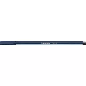 Filctoll, 1 mm, STABILO "Pen 68", éj szürke