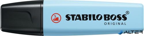 Szövegkiemelő, 2-5 mm, STABILO "BOSS original Pastel", jeges kék