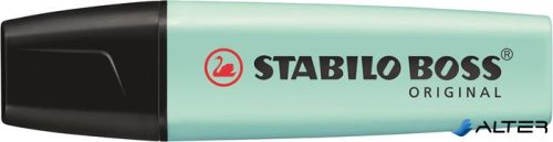 Szövegkiemelő, 2-5 mm, STABILO "BOSS original Pastel", türkiz
