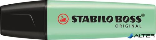Szövegkiemelő, 2-5 mm, STABILO "BOSS original Pastel", menta