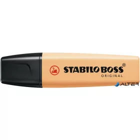   Szövegkiemelő, 2-5 mm, STABILO "BOSS original Pastel", fakó narancs