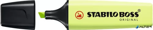 Szövegkiemelő, 2-5 mm, STABILO "BOSS original Pastel", harmatos lime