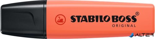 Szövegkiemelő, 2-5 mm, STABILO "BOSS original Pastel", halvány korall
