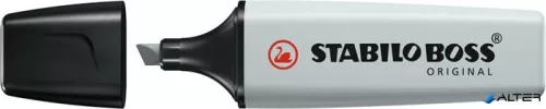 Szövegkiemelő, 2-5 mm, STABILO "BOSS original Pastel", poros szürke