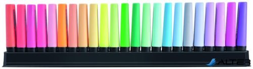 Szövegkiemelő készlet, 2-5 mm, STABILO "Boss 50th Birthday" 23 db-os asztali készlet