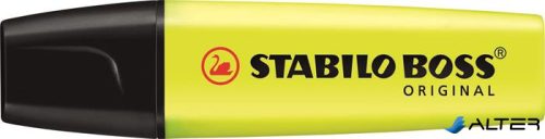 Szövegkiemelő, 2-5 mm, STABILO "BOSS original", sárga