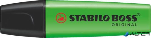 Szövegkiemelő, 2-5 mm, STABILO "BOSS original", zöld
