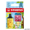 Szövegkiemelő készlet, 2-5 mm, STABILO "Boss Mini Animal Vibes", 3 különböző szín