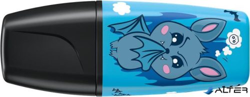 Szövegkiemelő készlet, 2-5 mm, STABILO "Boss Mini Animal Vibes", 3 különböző szín