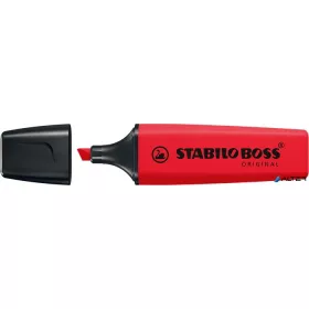   Szövegkiemelő, 2-5 mm, STABILO "BOSS original", Stabilo piros