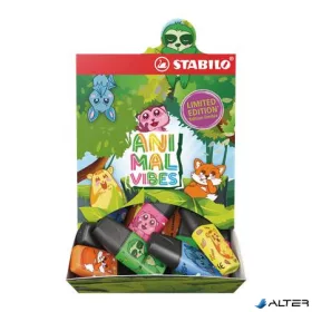   Szövegkiemelő display, 2-5 mm, STABILO "Boss Mini Animal Vibes", vegyes
