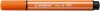Rostirón, 1-5 mm, vágott hegy, STABILO 'Pen 68 MAX', sötét narancssárga