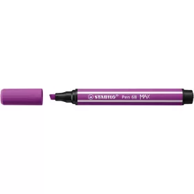   Filctoll, 1-5 mm, vágott hegy, STABILO 'Pen 68 MAX', lila
