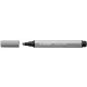 Filctoll, 1-5 mm, vágott hegy, STABILO 'Pen 68 MAX', középszürke