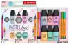 Írószer szett, STABILO, "Mini World Pastellove", 18 különböző szín