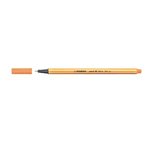   Tűfilc, 0,4 mm, STABILO 'Point 88', neon narancssárga