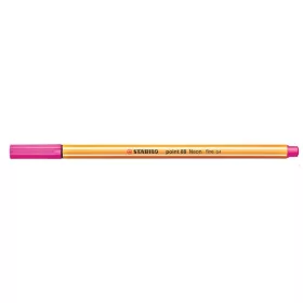   Tűfilc, 0,4 mm, STABILO "Point 88", neon rózsaszín