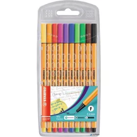   Tűfilc készlet, 0,4 mm, STABILO 'Point 88', 10 különböző szín